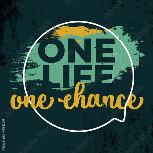 Motivational quote. Inspirational typography design. Grunge and rough quote design.