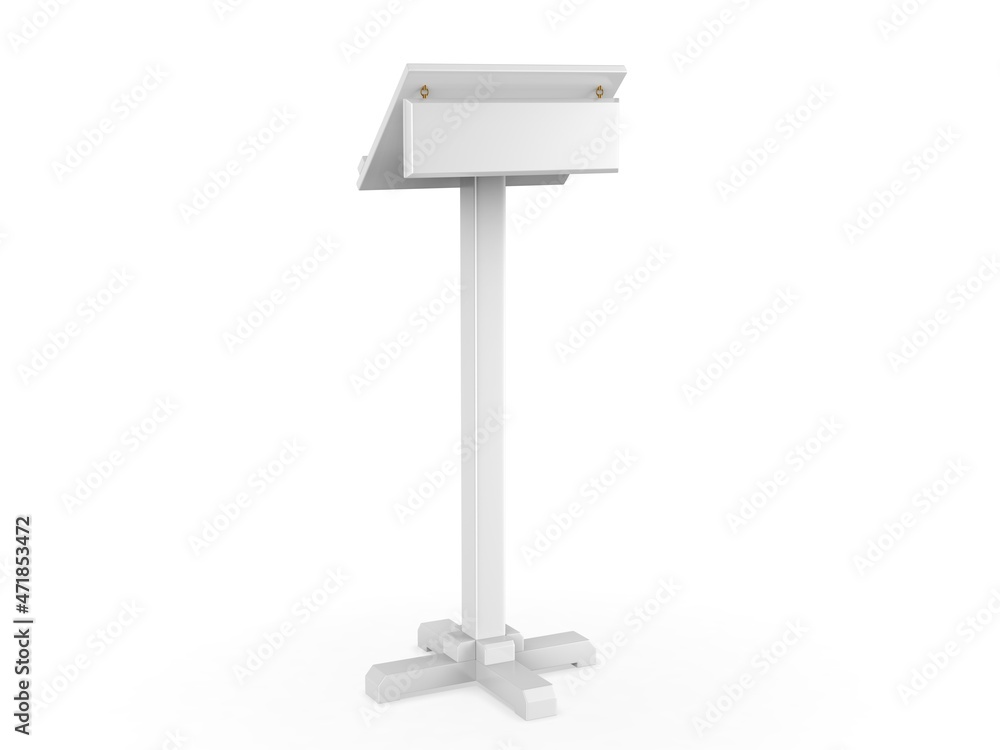 Blank Wait to be seated sign template, 3d render illustration. Blank Wait to be seated sign template, 3d render illustration.