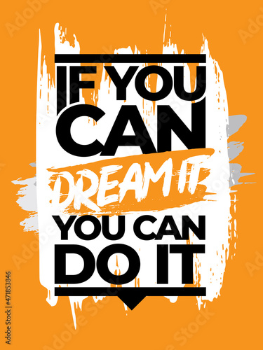 Fitness quote. Motivational workout typography quote. Fitness poster design.
