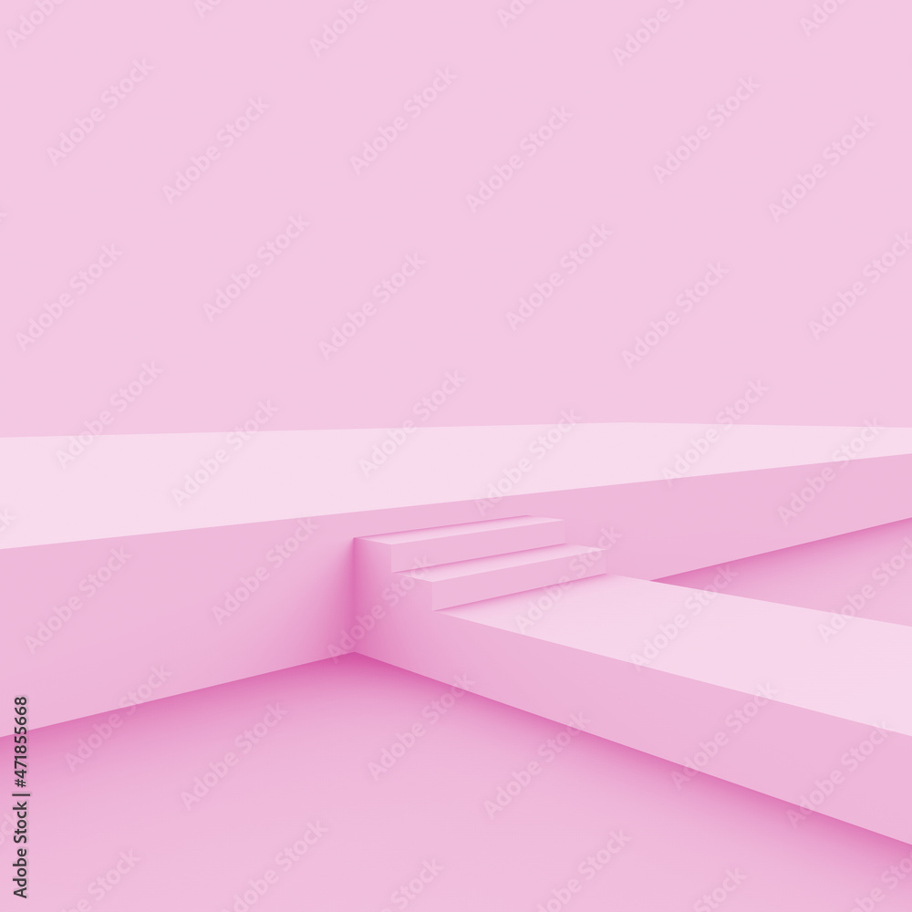 Abstract 3d pink cube and box podium minimal scene studio background. Abstract 3d pink cube and box podium minimal scene studio background.