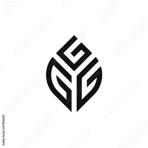 Initials Letter GGG Inspiring Logo Design photo