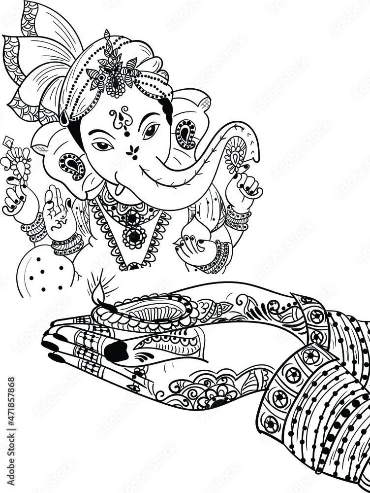 Lord Murugan Classic Statue Drawing God Of War Son Of Shiva And Parvati  Also Known As Skanda Vector Stock Illustration  Download Image Now  iStock