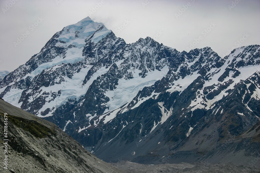 Fototapeta premium Mt Cook, Aoraki, New Zealand