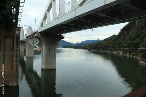Danyang's beautiful bridge and river