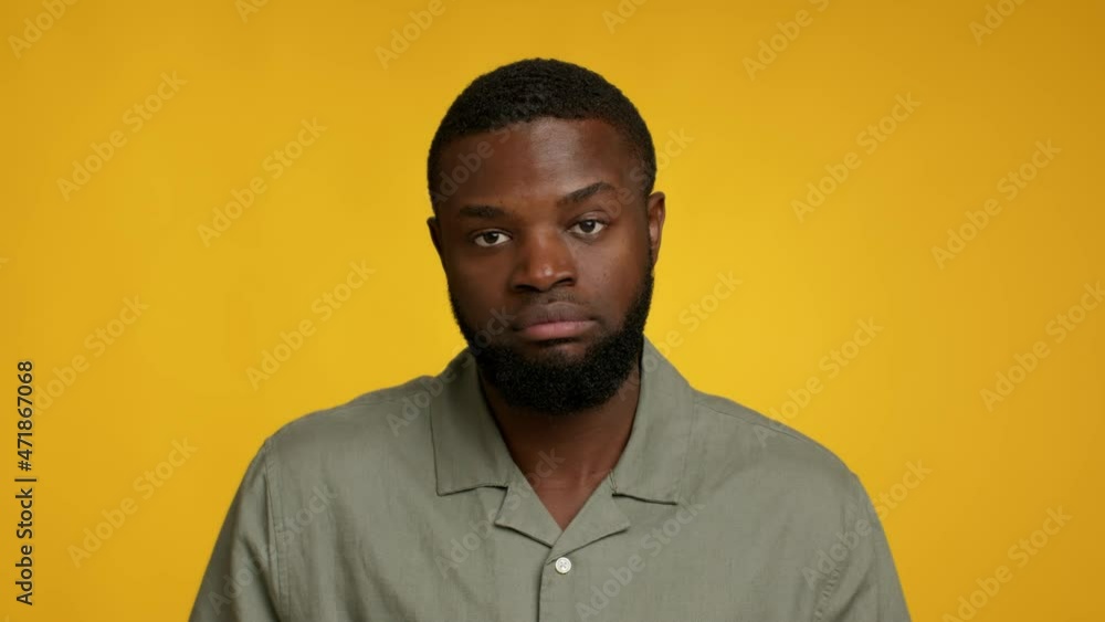 I Don't Know. Uncertain Black Guy Shrugging Shoulders And Shaking Head I Don't Know. Uncertain Black Guy Shrugging Shoulders And Shaking Head