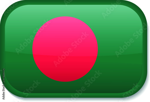 Free Download Bangladesh flag. Country flag 3d button. - GFXLoad