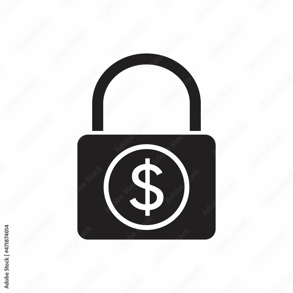 Money security icon, secure payment Money security icon, secure payment