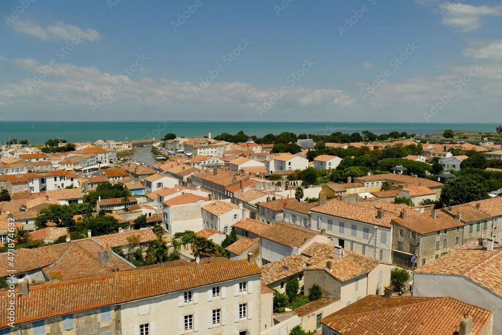 Vue aérienne de la ville de Saint-Martin-de-Ré Vue aérienne de la ville de Saint-Martin-de-Ré