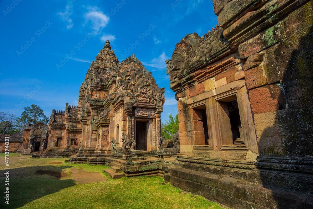 A castle built on three thousand years, Khao Phanom Rung castle rock.In Thailand A castle built on three thousand years, Khao Phanom Rung castle rock.In Thailand