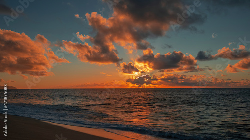 Fototapeta Naklejka Na Ścianę i Meble -  hawaii sunset