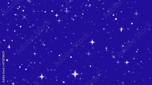 Wallpaper Mural Stars animation falling glitter flakes Torontodigital.ca