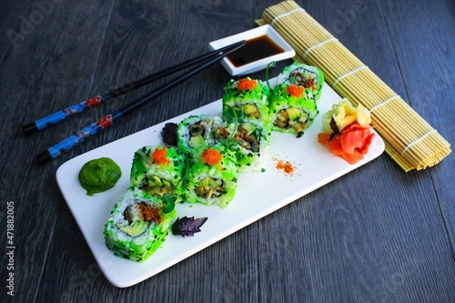 rolls sushi fitness low calorie 