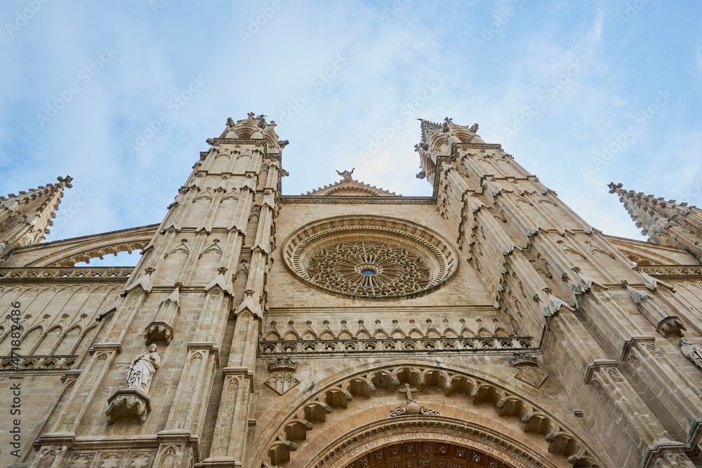 cathedral La Seu in Palma de Mallorca, Spain