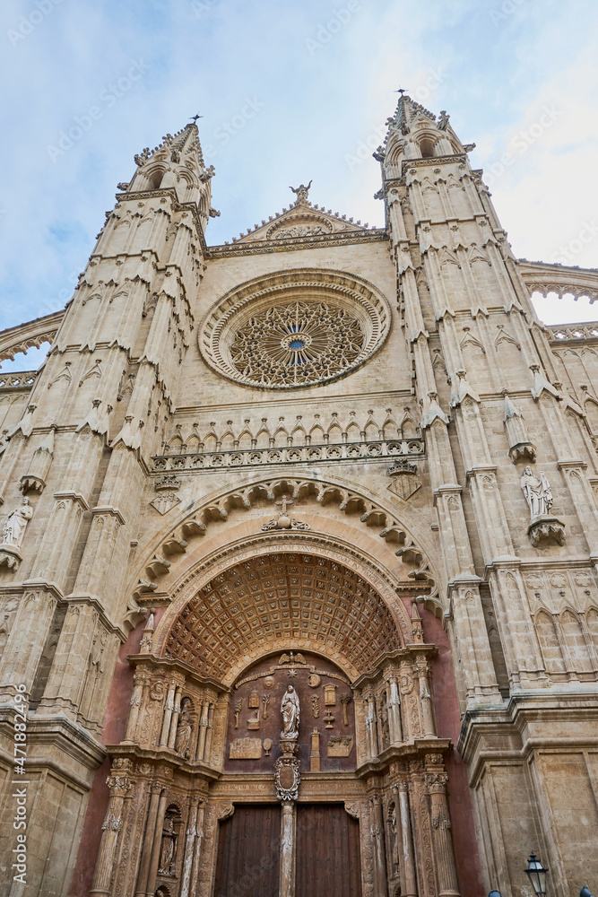 cathedral La Seu in Palma de Mallorca, Spain