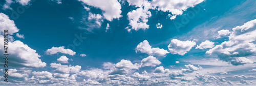 Blue And White Colors Sky Background