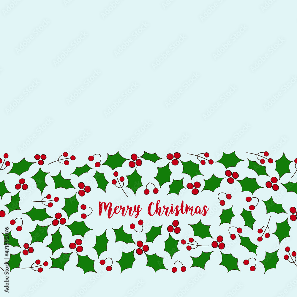 Merry Christmas vector postcard clipart Merry Christmas vector postcard clipart