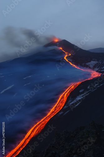 Etna volcano photo