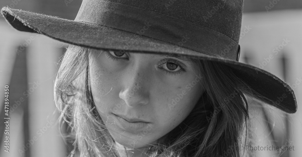 Girl with hat Girl with hat