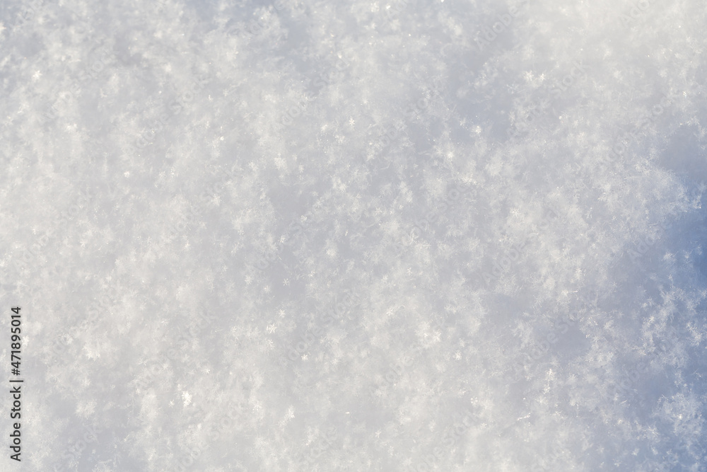 Pure snow texture