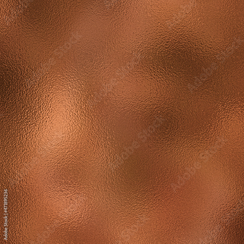 Copper Metallic Hot Foil Texture