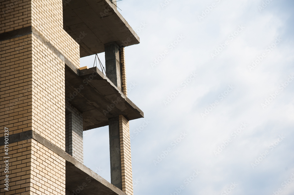 Construction of multi-storey residential building Construction of multi-storey residential building