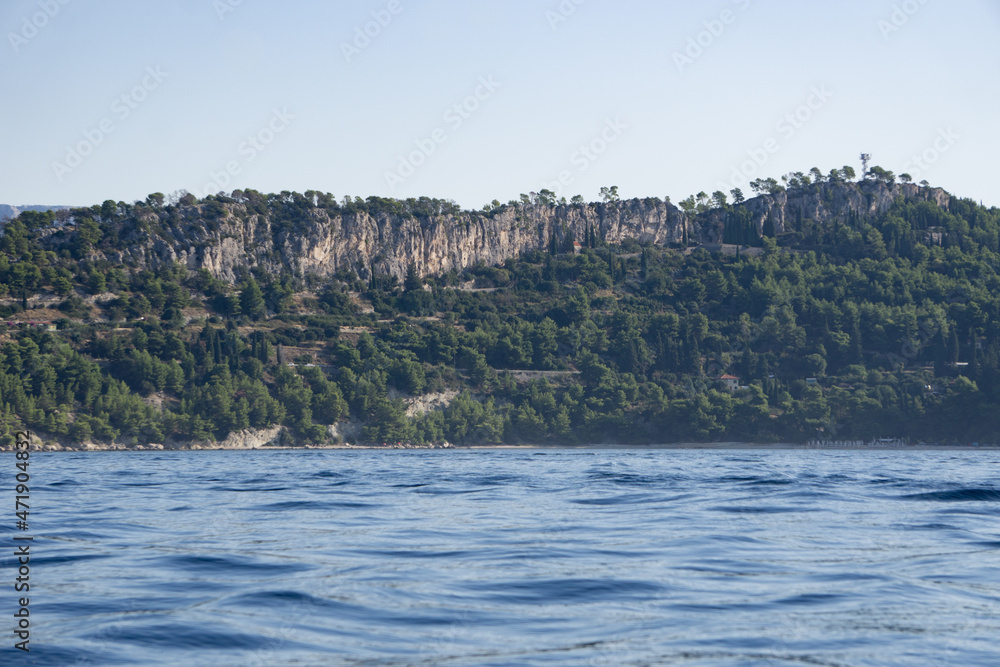 Cliffs of Marjan Park in Split Croatia 