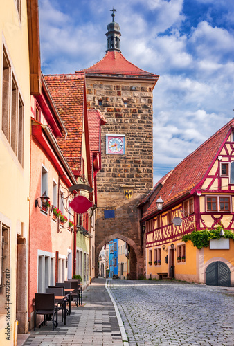 Rothenburg ob der Tauber - Historical Franconia in Bavaria, Germ