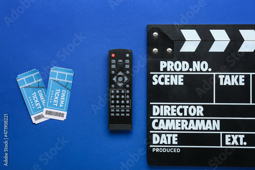 Modern TV remote control wi...