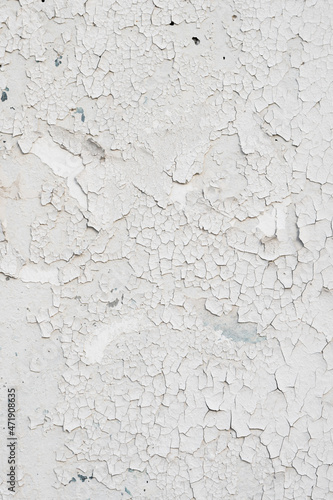texture, background white, cracked paint on the wall. High quality photo