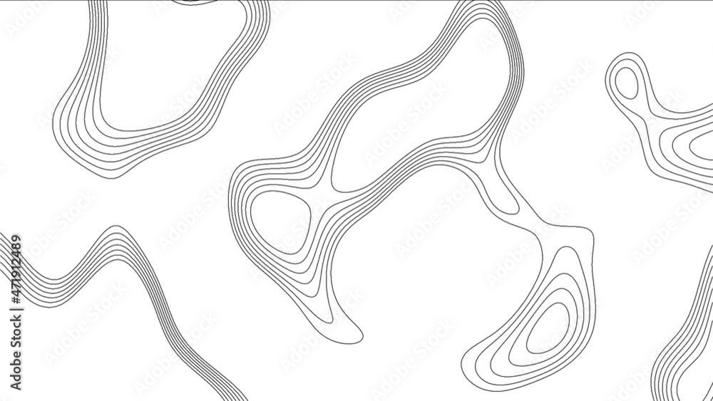 Topographic Line loop Background. Contour line texture. Topographic Line loop Background. Contour line texture.