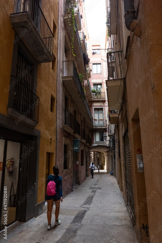 Paseando por el Barrio Gotico de Barcelona
