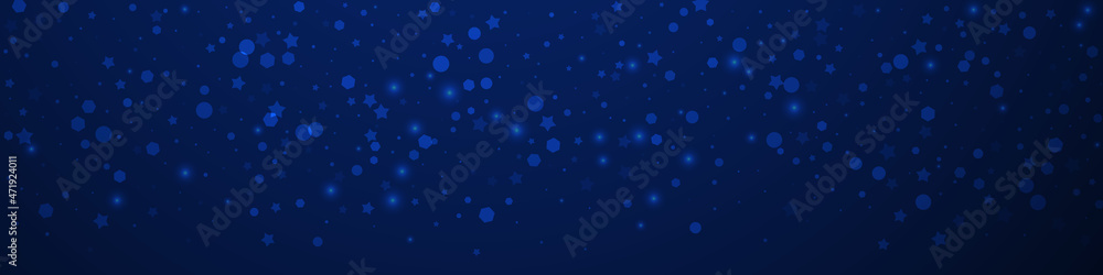 Magic stars random Christmas background. Subtle fl Magic stars random Christmas background. Subtle fl