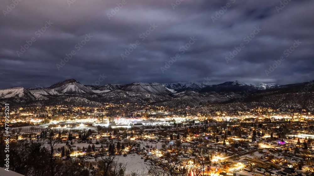 Obraz premium Durango at night