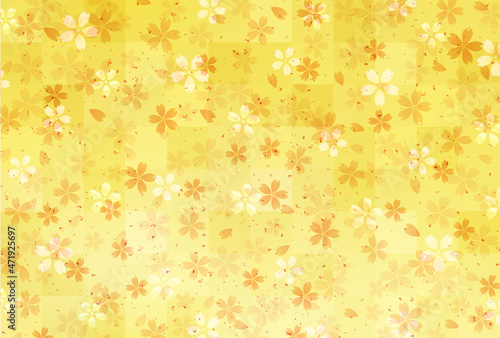 桜　春　和柄　背景