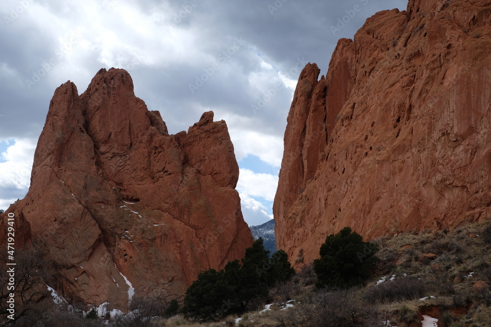 Mountain Rocks at Garden of the Gods, Colorado