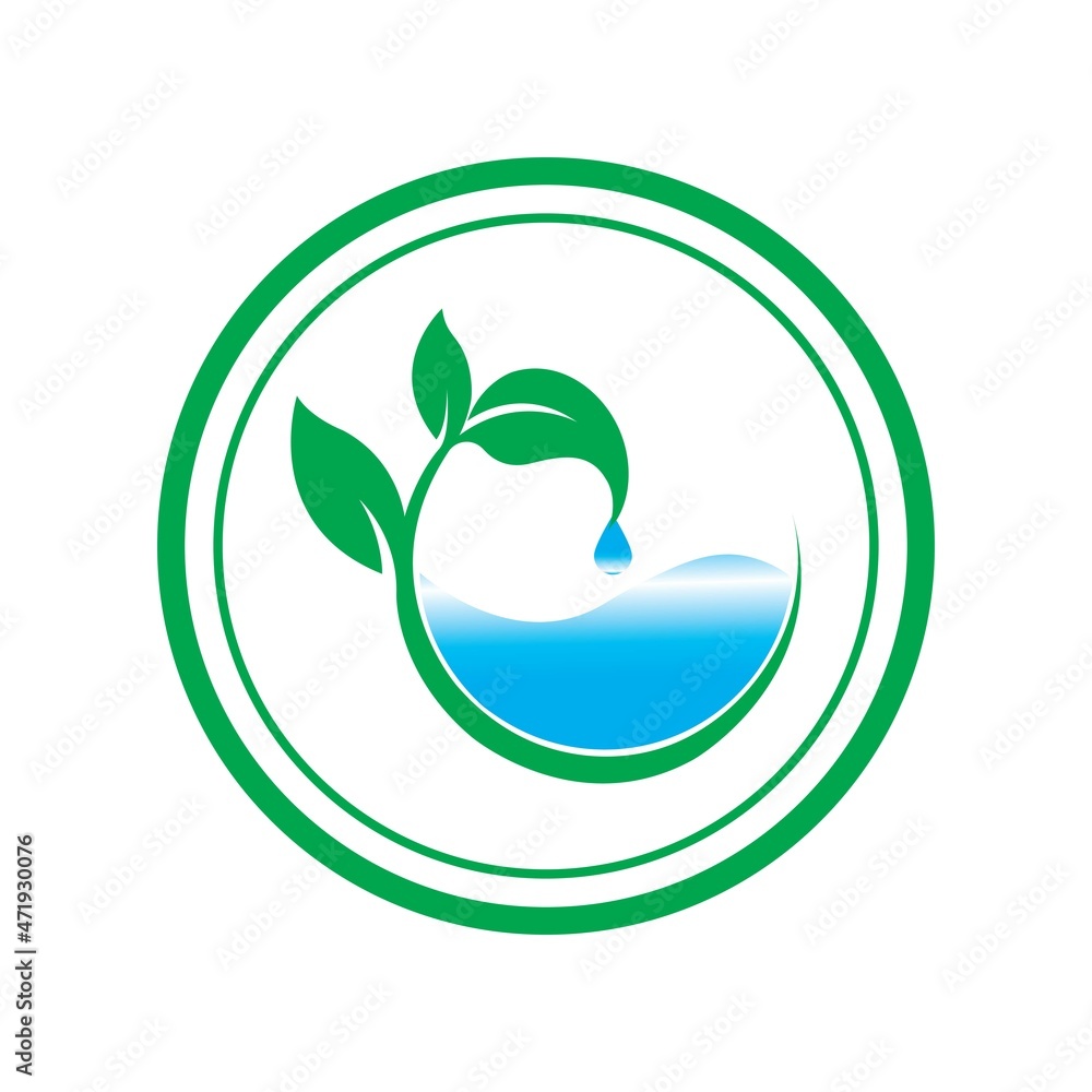 Water drop illustration Logo template vector design Water drop illustration Logo template vector design