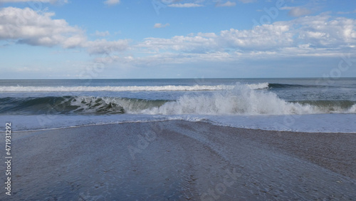 beach, waves and sea
