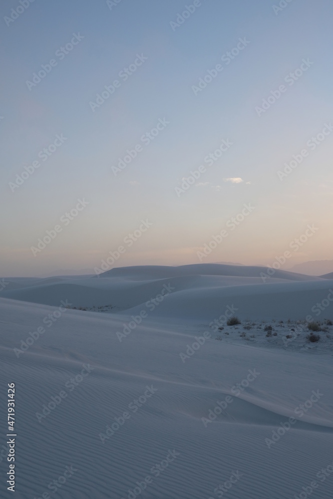 Sunset at White Sands National Park, New Mexico Sunset at White Sands National Park, New Mexico