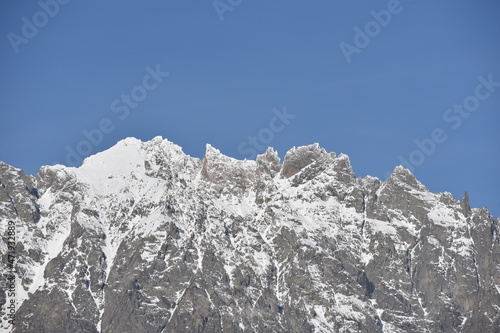 snowy peaks