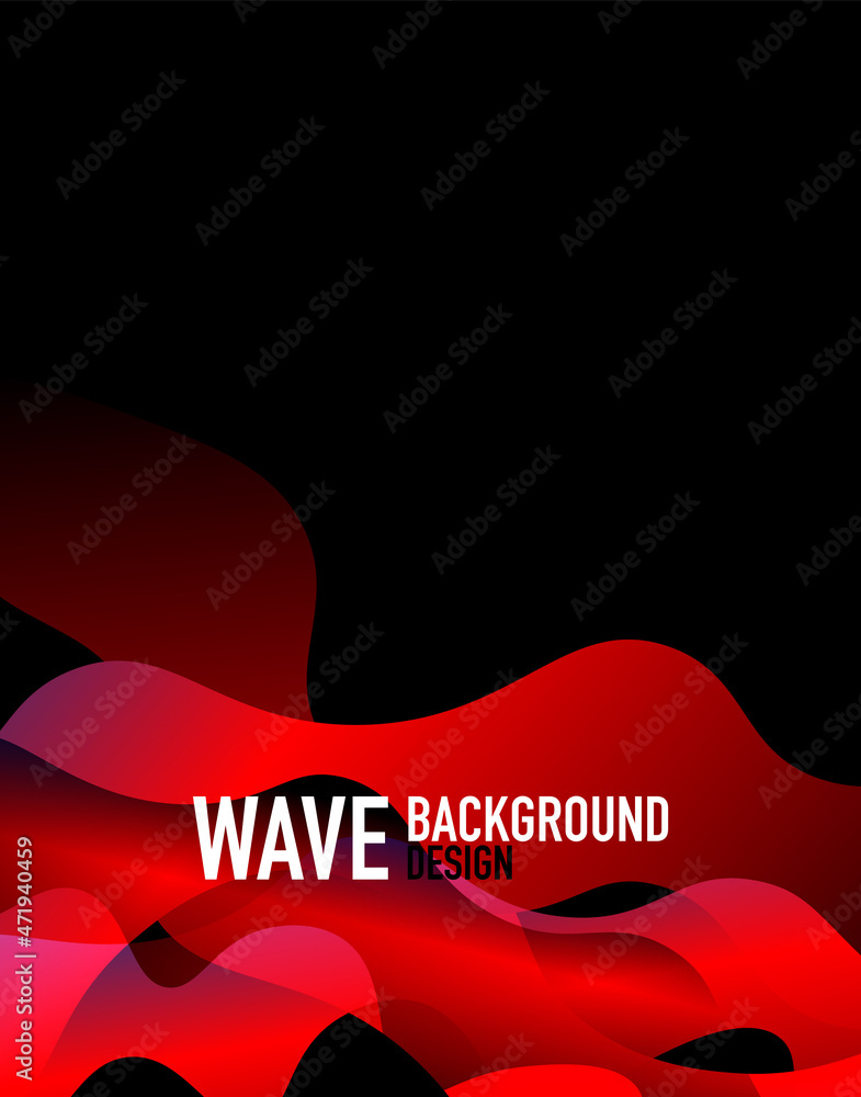 Vertical fluid gradient wave abstract background. Bright color waves in the dark. Vector Illustration For Wallpaper, Banner, Background, Landing Page Vertical fluid gradient wave abstract background. Bright color waves in the dark. Vector Illustration For Wallpaper, Banner, Background, Landing Page