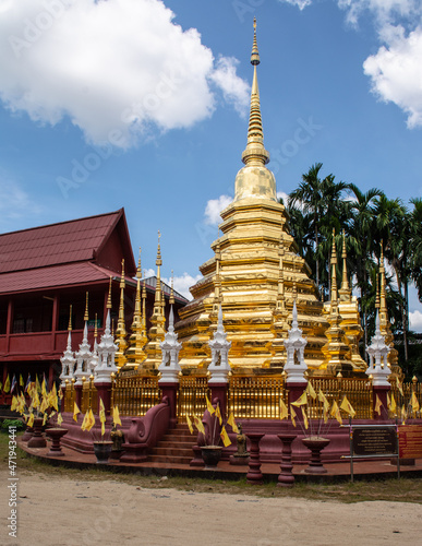 Within Wat Pan-Tao is a Buddhist temple in Chiang Mai province northern of Thailand.