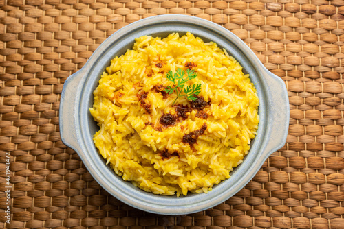 Tasty Dal khichadi - one pot nutritional Indian meal photo