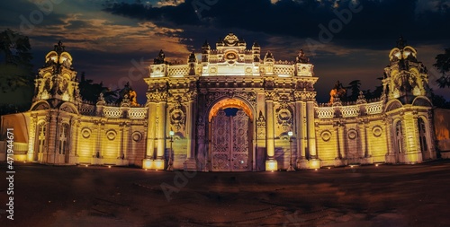 Dolmabahçe Palace, which was founded in the eastern Roman period