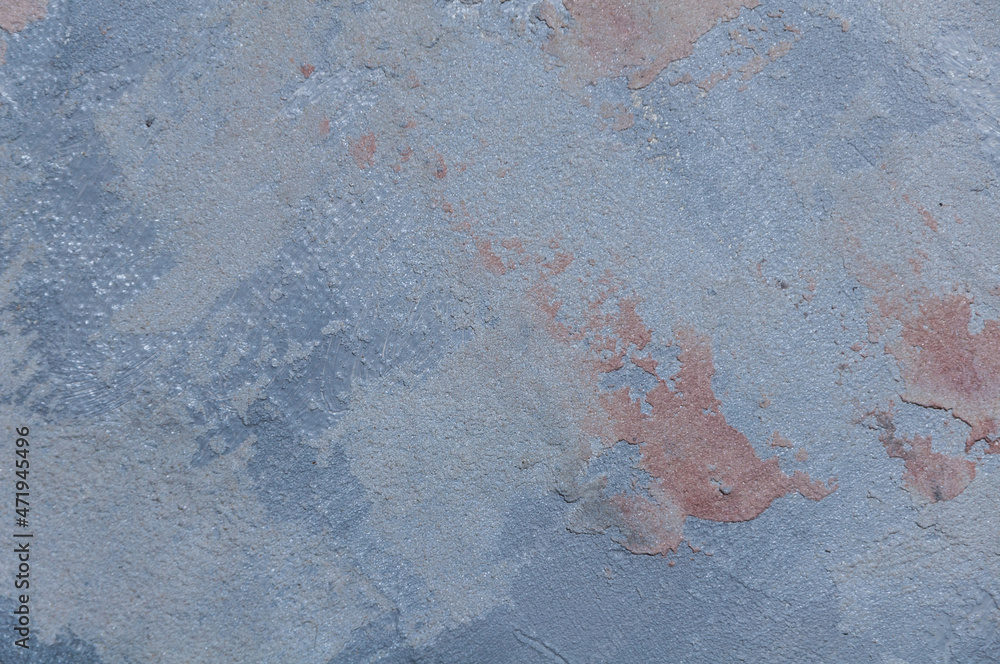 Fototapeta premium surface covered with decorative plaster with a chaotic pattern, multi-colored spots