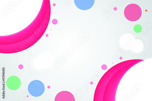 Bubble elegant curve Colorful Background
