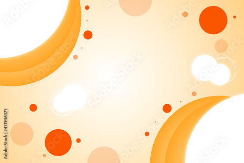 Bubble elegant curve Orange Background