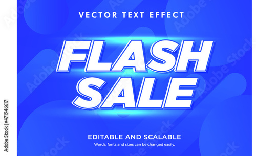 Text Flash Sale blue
