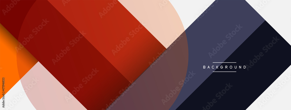 Geometric shapes composition abstract background. Circles lines and rectangles. Vector illustration for wallpaper banner background or landing page Geometric shapes composition abstract background. Circles lines and rectangles. Vector illustration for wallpaper banner background or landing page