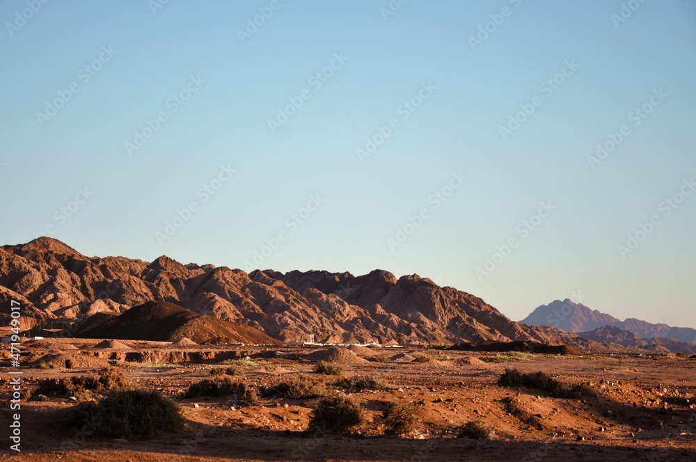 Fototapeta premium sunset in the mountains