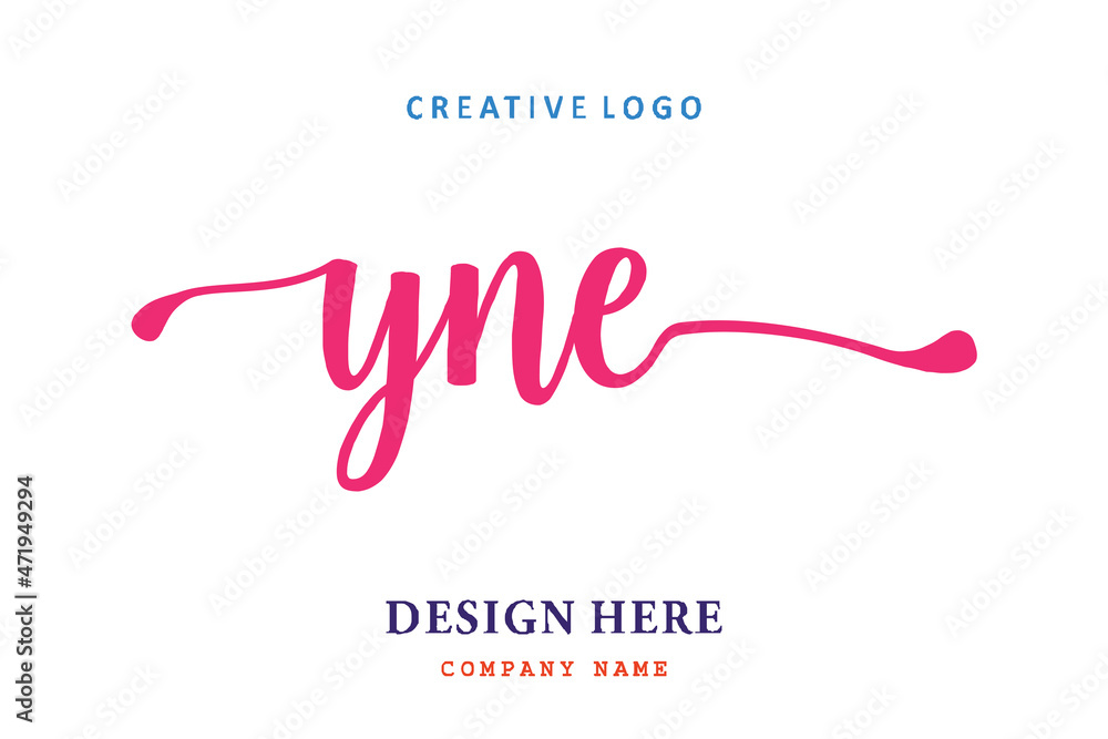 YNE lettering logo is simple, easy to understand and authoritative YNE lettering logo is simple, easy to understand and authoritative